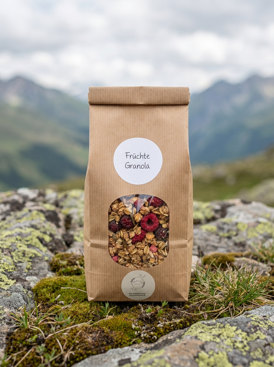 Früchte Granola